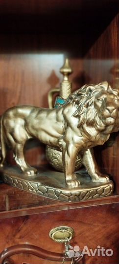 Копилка золотой лев