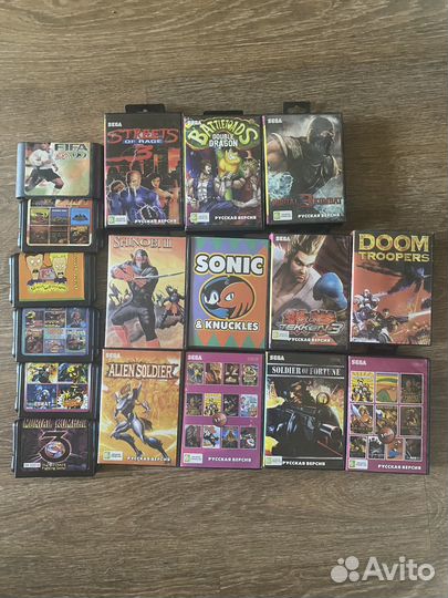 Картриджи sega