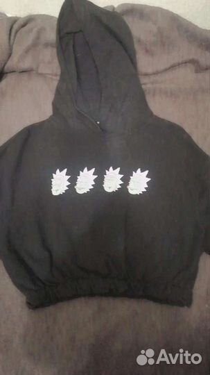 Топ удлинённые рукава