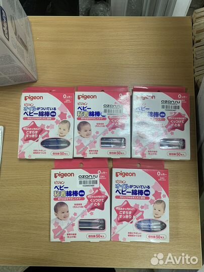 Ватные палочки pigeon с липким слоем