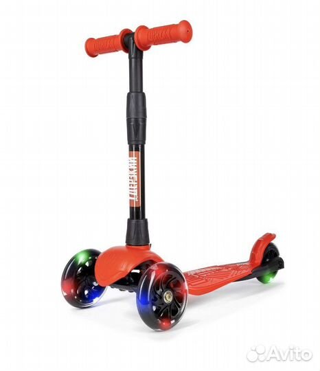 Самокат детский со светящимися колесами