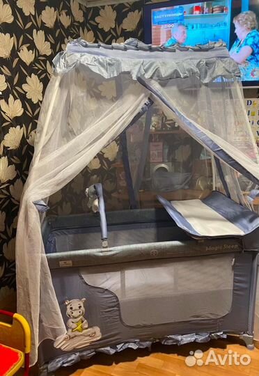 Детская кровать манеж 3 в 1