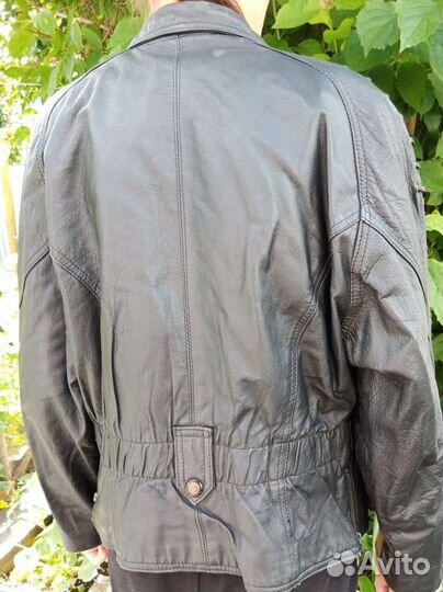 Кожаная куртка косуха женская винтаж