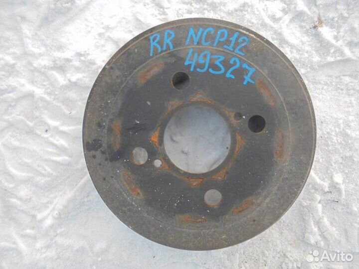 Тормозной барабан задний Toyota Platz NCP12 1NZ-FE