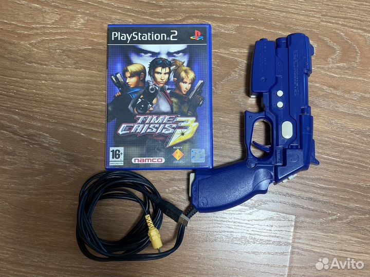 Пистолет PS2 G-Con2 + Time Crisis 3