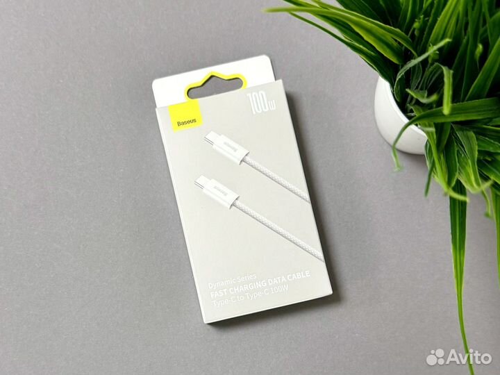Кабель Type-C на Type-C Baseus