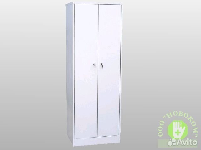 Шкаф для хоз. инвентаря двухстворчатый, ширина 600