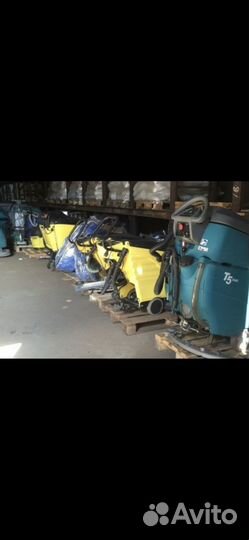 Уборка парковок складов поломоечными машинами