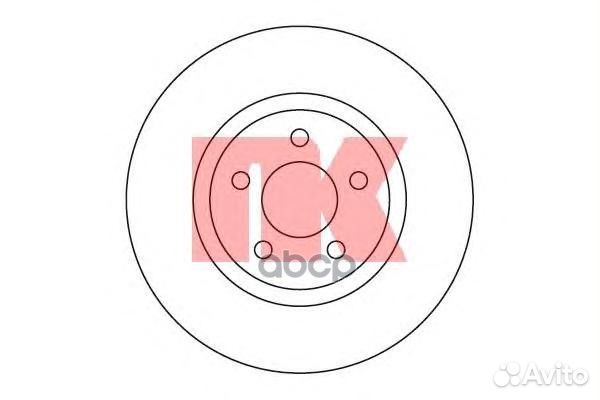 Диск тормозной 209305 Nk