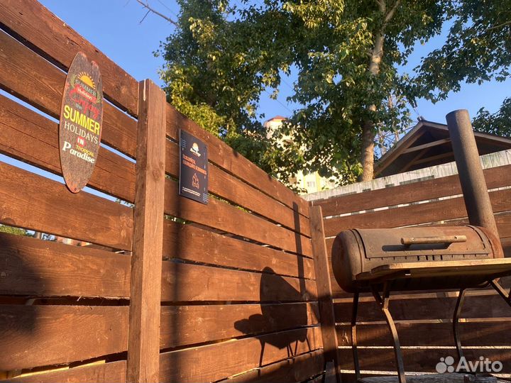 Аренда беседки у пруда 11м2 с мангальной зоной