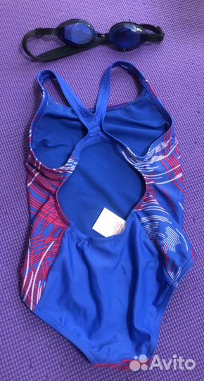 Купальник adidas, очки joss