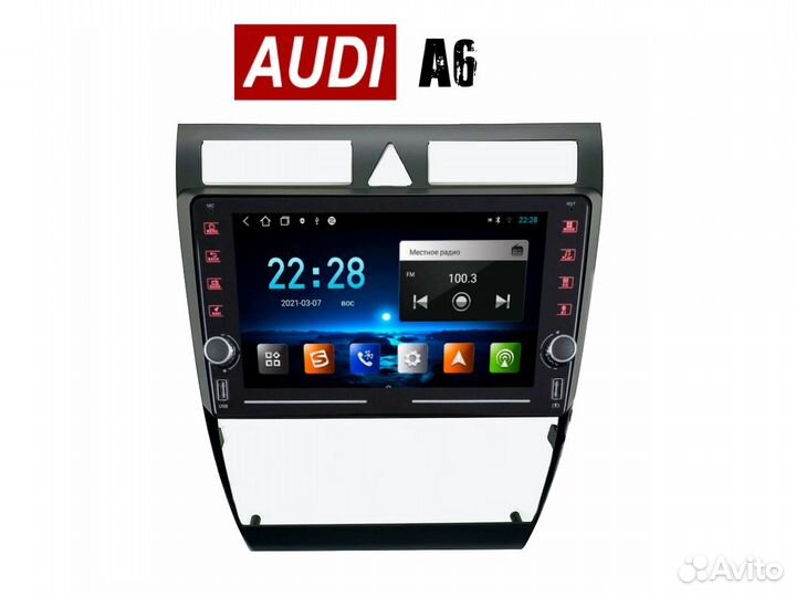 Магнитола Audi a6 LTE CarPlay 2/32гб