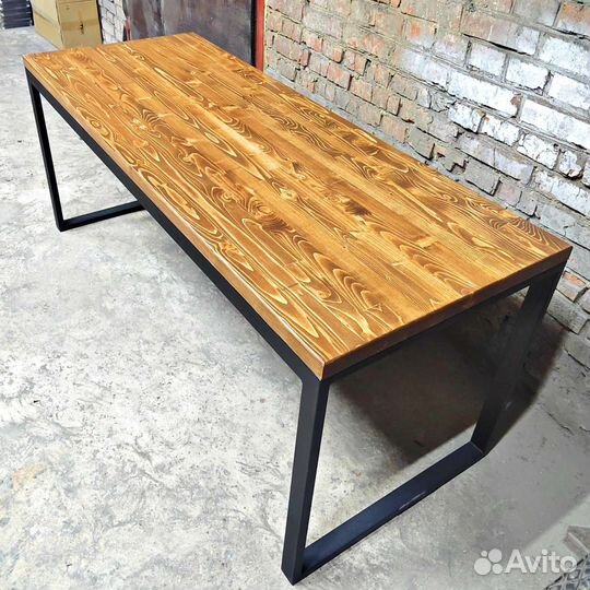 Компьютерный стол в стиле лофт, 2 метра