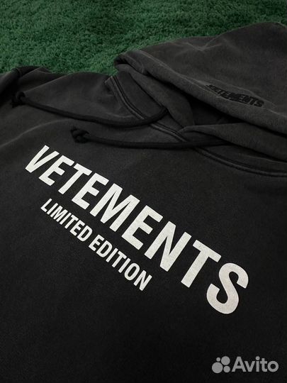 Худи vetements limited оверсайз