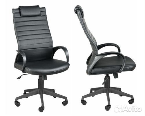 Кресло Квест ультра. Экокожа черный