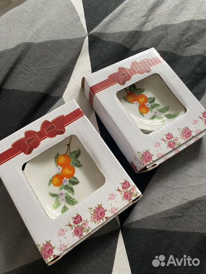 Набор подставок под чайные пакетики 2шт