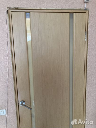Межкомнатная дверь бу двойная с коробкой на 60