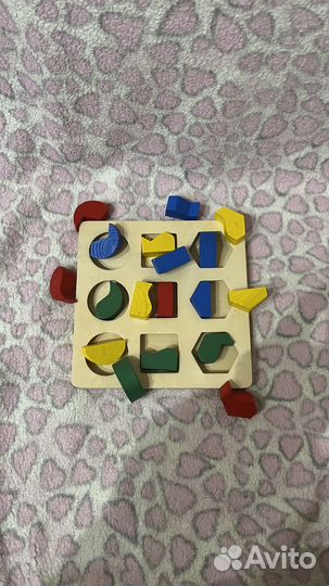 Развивающие деревянные игрушки
