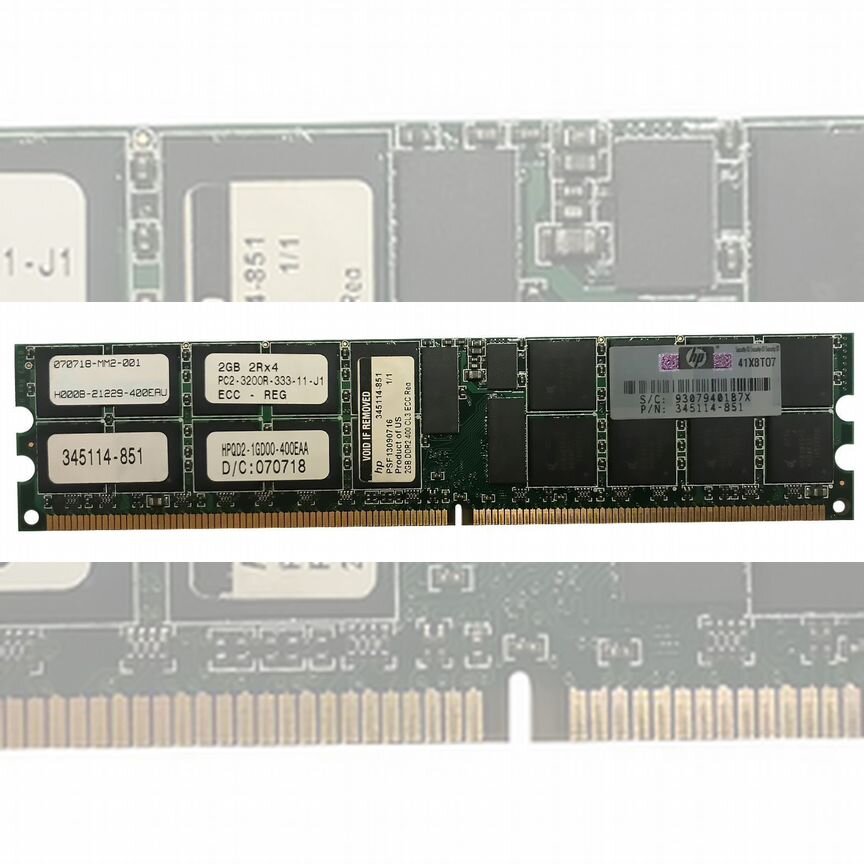 [HPQD2-1GD00-400EAA] Оперативная Память Hp Ddr2 2gb Hpqd2-1gd00-400eaa