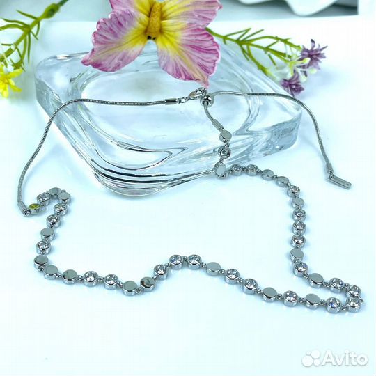 Колье галстук Messika серебро