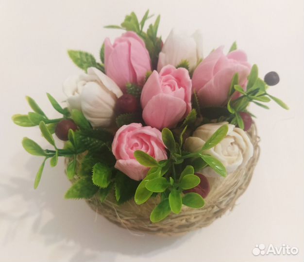 Букет из мыла, мыльный букет