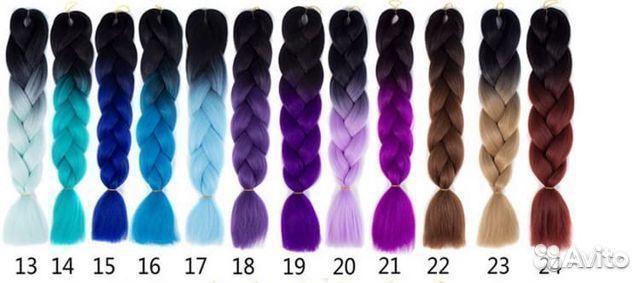 Канекалон искусственные пряди