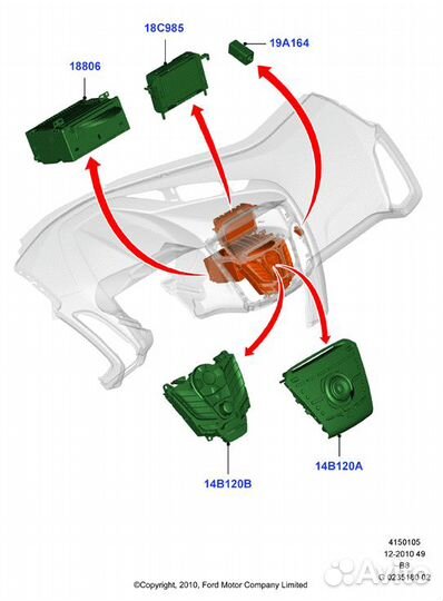 Штатная магнитола на ford focus 3 2013 дорест