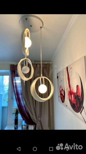 Люстра подвесная потолочная