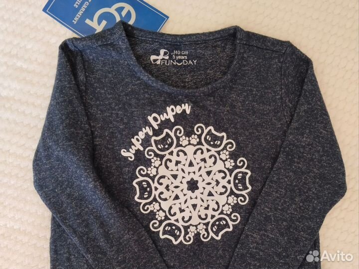 Лонгсливы на девочку 110