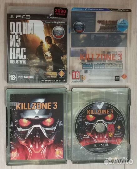 Игры для PS3 Killzone 3, Dead Space 3, Good Of War