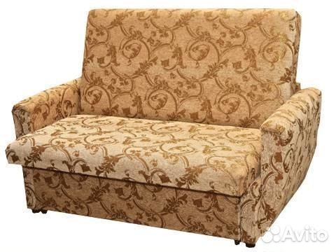 Диван выкатной флок на рогожке