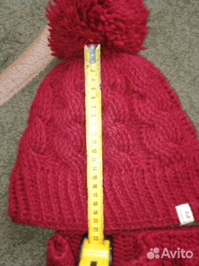 Шапка, шарф, варежки для девочки