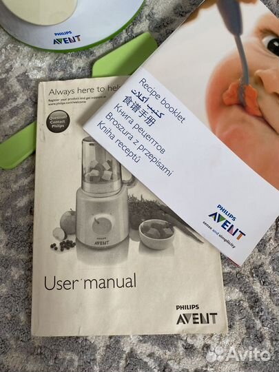 Пароварка-блендер philips avent