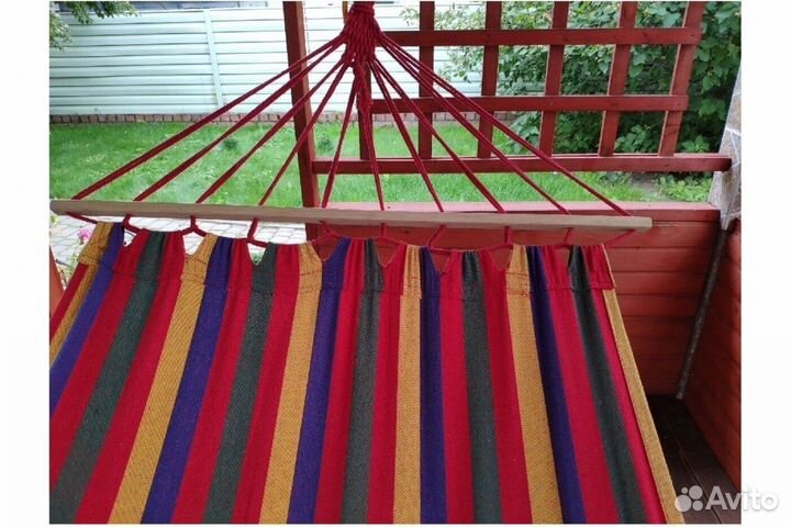 Гамак 200х100 с перекладинами