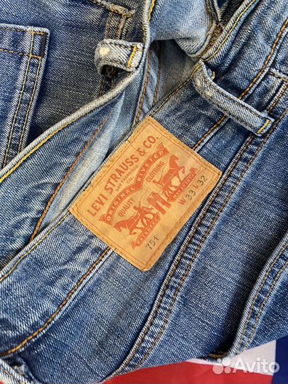 Джинсы levis 751 широкие оригинал