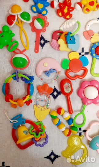 Погремушка, грызунки, подвески (33 шт)