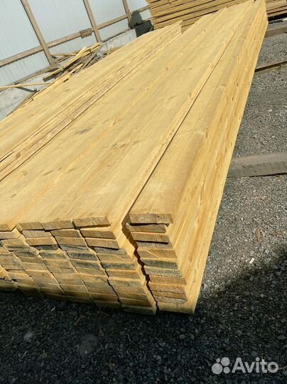 Доска обрезная 40х100х6000мм