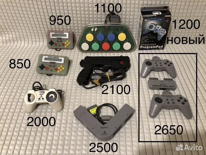 Джойстик PS1 PSOne PS2 Оригинал