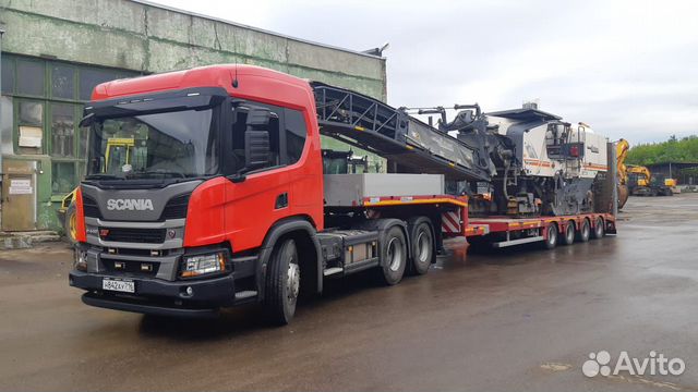 Услуги трала Scania P440. Г/П 50 тонн