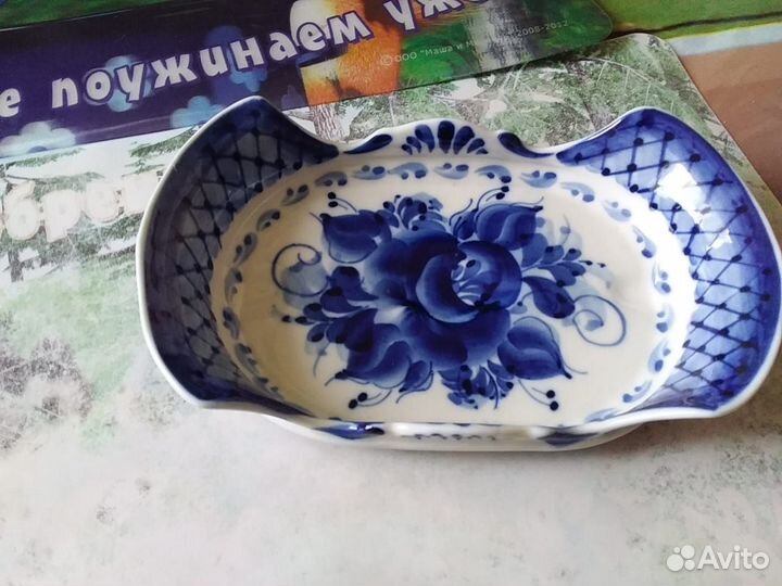 Масленка гжель