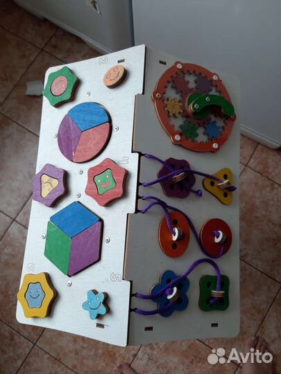 Бизиборд домик со светом