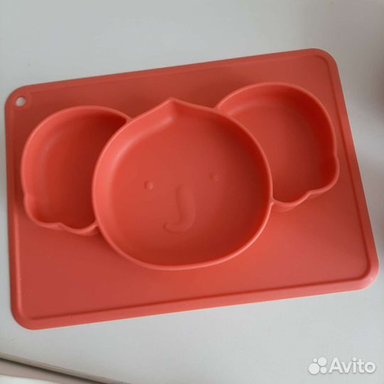 Набор детской силиконовой посуды