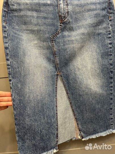 Джинсовая юбка zara
