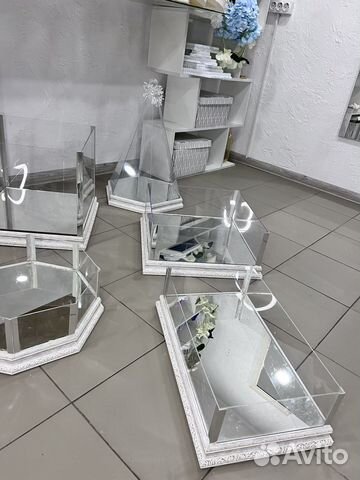 Корзина сини на свадьбу поднос