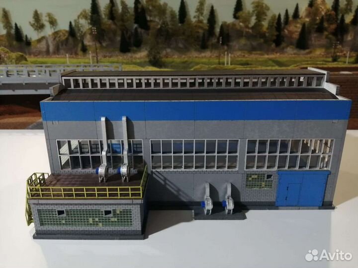 Производственное здание 1:87. кит набор для сборки