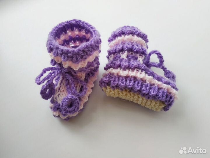 Пинетки вязаные