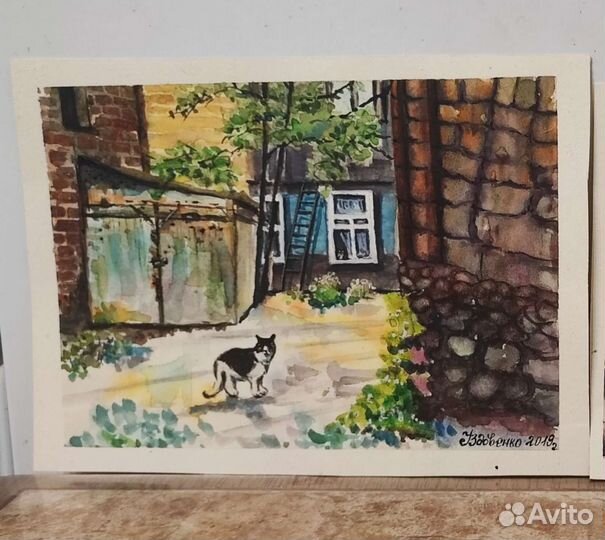 Картины акварель,пейзажи