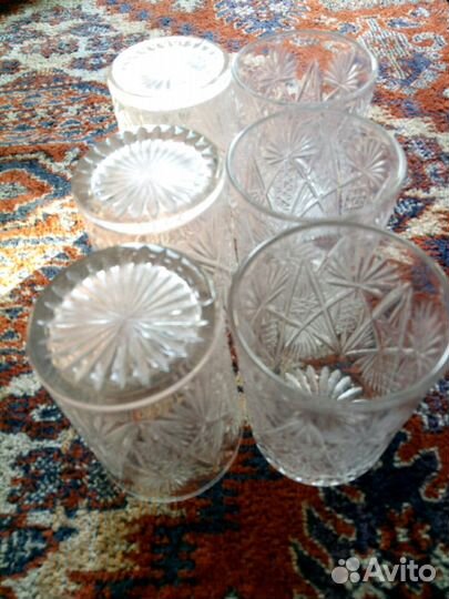 Стаканы хрустальные ссср, 60-70-е