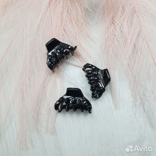 Средний крабик со стразами