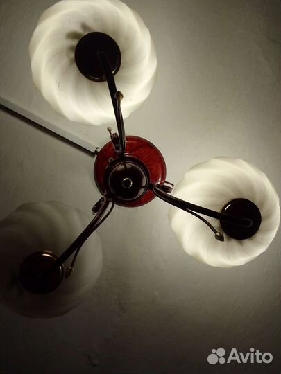 Люстра потолочная бу
